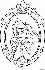 Dormant Belle Princesse Aurore Imprimé sketch template