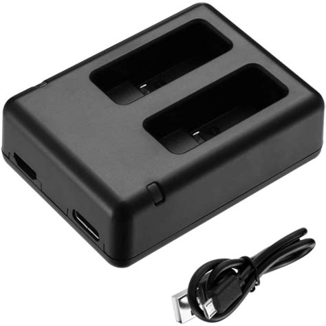 wingomart dual battery charger  micro usb cable  gopro hero black gopro hero  charge