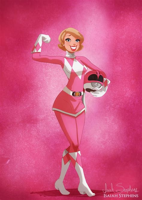 Charlotte La Bouff As The Pink Ranger Disney Characters