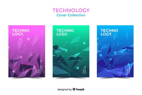 vector technology cover collection