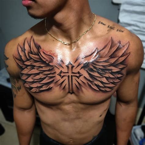 trendy chest tattoos  men tattoo
