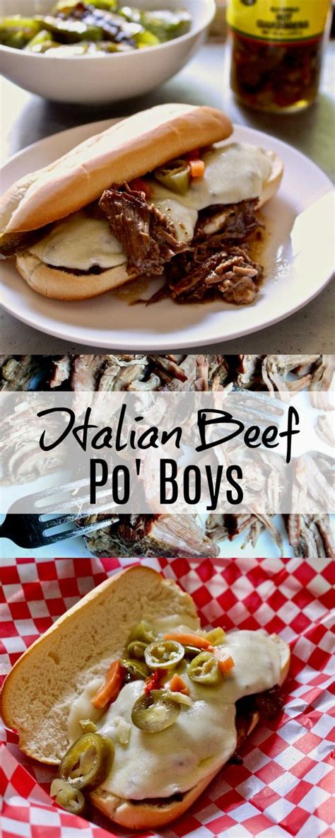 italian beef po boys awesome foods