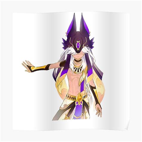 Genshin Impact Cyno Poster For Sale By Cedrek Redbubble