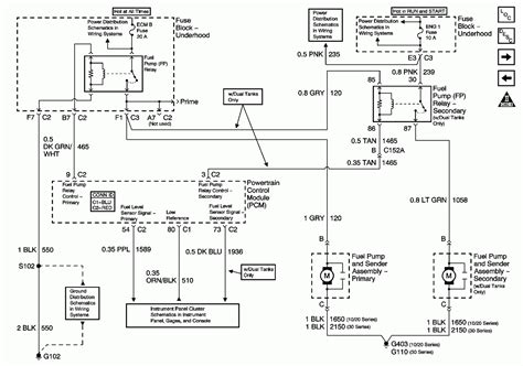 chevy silverado  fuel pump wiring diagram wiring digital  schematic