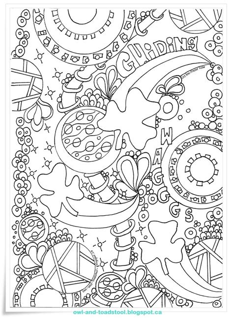 girl guides colouring  pages  worksheets images