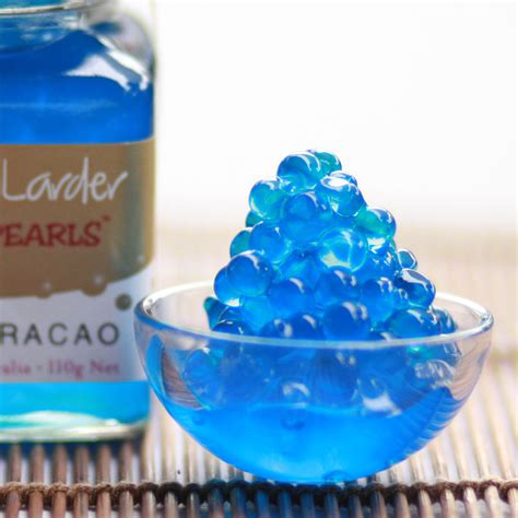 blue curacao flavour pearls peninsula larder