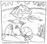 Beaver Biber Beavers Tiere Ausmalbilder Teich Pond Habitat Ausmalbild Protects Freecoloringpages Kleurplaten Pinnwand Auswählen Malvorlagenwelt sketch template