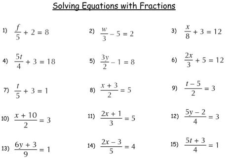 linear equations  fractions mathattutorvistacom algebra