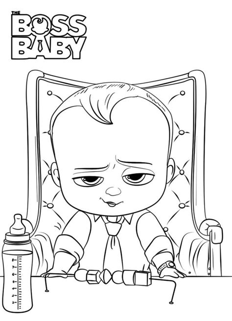 boss baby coloring pages desireencheney