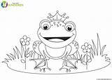 Frog Grenouille Coloriage Coloration sketch template
