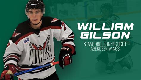 gilson signs with seawolf hockey university of alaska anchorage