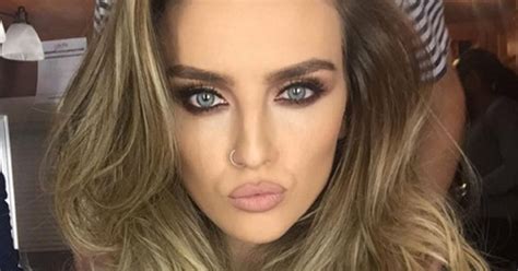Little Mix Babe Perrie Edwards Perfects Smoky Eyes And