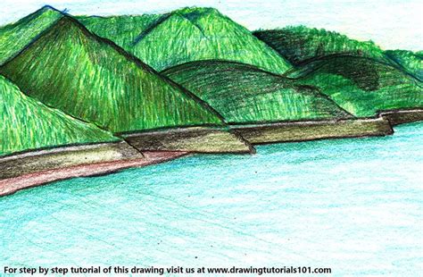 taza national park colored pencils drawing taza national park