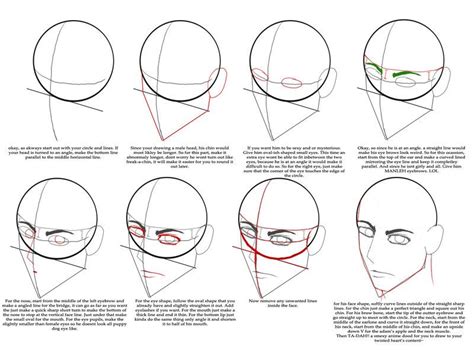 Male Head Tutorial By Seranalu Guy Drawing Head