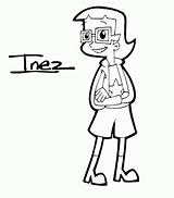 Cyberchase Coloring Pages Inez Popular Kids sketch template