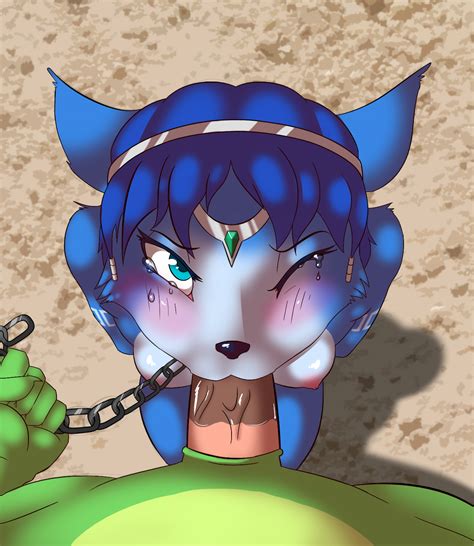 rule 34 anthro areola arms behind back bangs blue hair