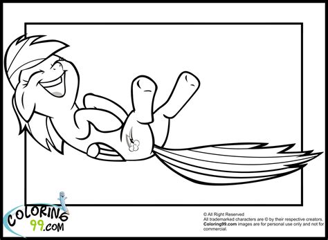 rainbow dash coloring pages minister coloring