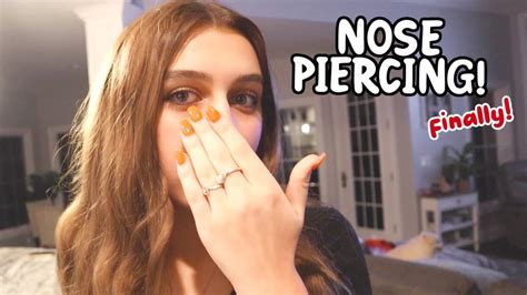 got my nose pierced youtube