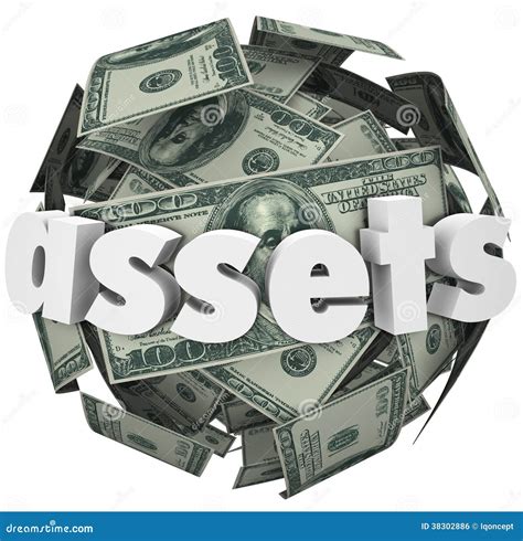 assets word  white background  rendering stock photography
