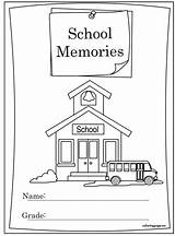 End School Coloring Book Memory Year Stage Pages Printable Memories Kindergarten Grade Color Choose Board Getcolorings Coloringpage Eu Words Educational sketch template