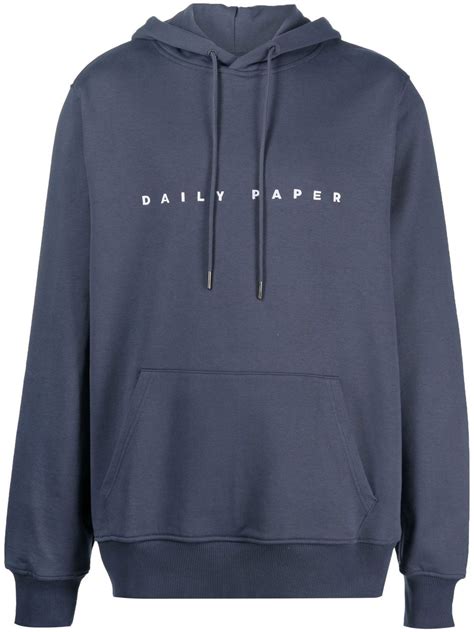 daily paper hoodie met logoprint farfetch