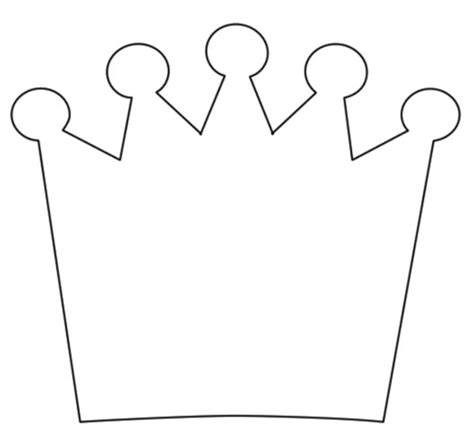 queen crown stencil clipart
