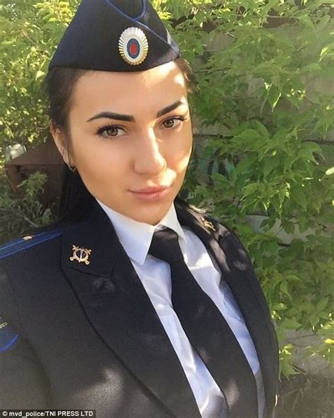 glamorous russian policewomen pose for pics on instagram daily mail