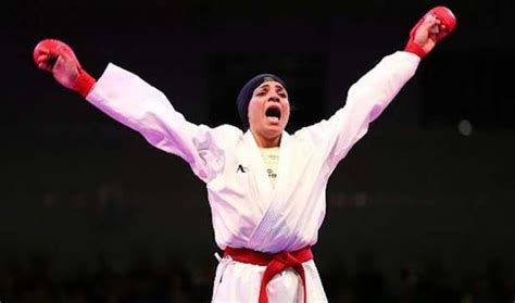 this karate world champion is a role model for other women in her country of egypt