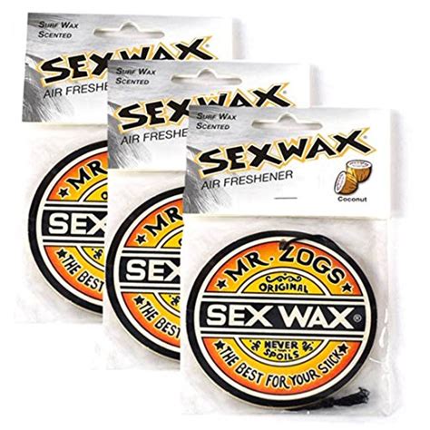 Sex Wax Car Air Freshener Coconut Scent 3 Pack
