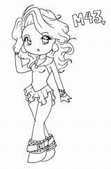 Coloring Chibi Body Messier Anime Template Basic Deviantart sketch template