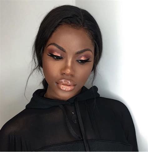 Makeup For Black Women Dark Skin Women Dark Skin Makeup Black Beauties