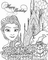 Castle Elsa Coloring Ice Pages Colouring Printable Disney Gifts Drawing Color Getdrawings Info sketch template