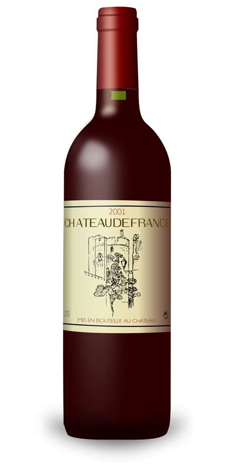 bordeaux bottle wine  image