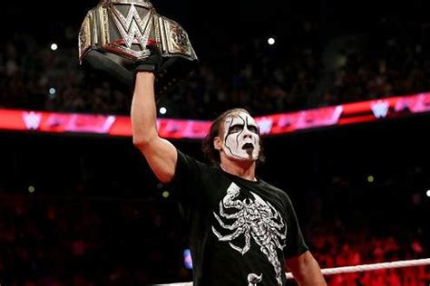 sting wields scary power in wwe cageside seats