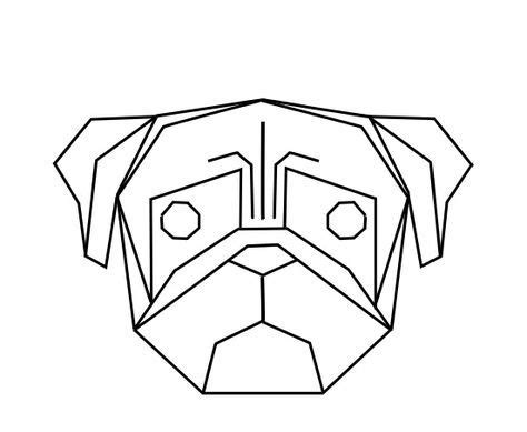 ideas  tattoo ideas geometric dog   geometric drawing