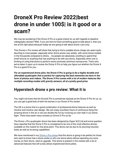 dronex pro review  drone      good   scam powerpoint