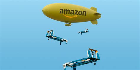 amazon   patent  floating blimp warehouses  drone delivery craft inverse