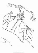 Maleficent Villains Xcolorings sketch template
