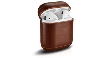 review airvinyls leather airpod case offers snug  satisfying protection  mac observer