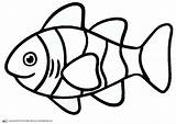 Outline Fish Drawing Clown Kids Scenery Coloring Arty Pages Drawings Koi Clip Paintingvalley Vector Crafty sketch template