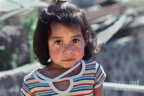 face of a cute girl in colonia flores magone tijuana photograph by