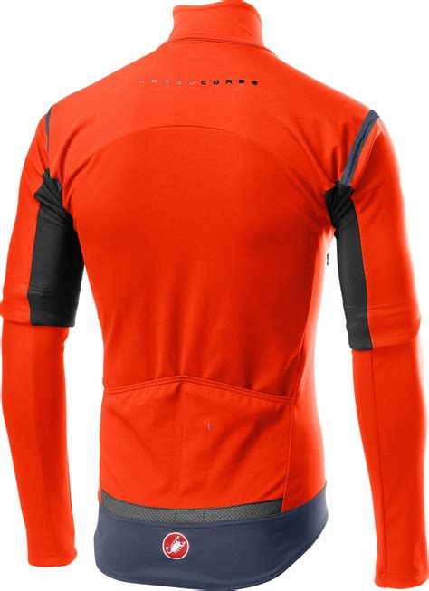 castelli perfetto ros convertible jacket men orange bikestercouk