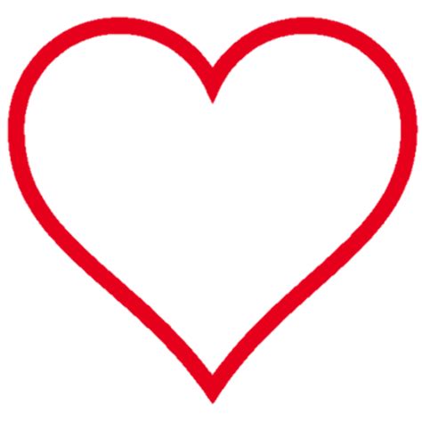 high quality clipart heart outline transparent png images