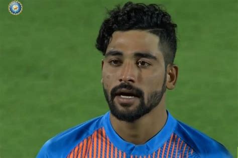 Emotions Get The Better Of Mohammed Siraj As He Makes International Debut