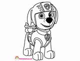 Zuma Paw Patrol Coloring Pages Drawing Getcolorings Printable Color Colo Getdrawings sketch template