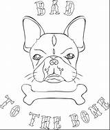 Bulldog Coloring French Pages Line Drawing English Getdrawings Template 2667 369kb sketch template