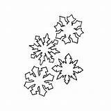 Snowflake Nature Coloring Neige Flocon Coloriage Imprimer Kb sketch template