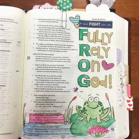 fully rely  god images  pinterest frogs kids church  activities  kids