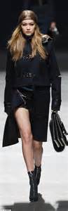 Gigi Hadid Suffers A Nip Slip On The Runway For Versace At