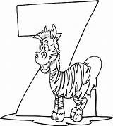 Coloring Letter Zebra Pages Alphabet Clipart Printable Kids Sheets Worksheets Numbers Crafts Clip Cartoon Animal Books Print Preschoolers Color Template sketch template